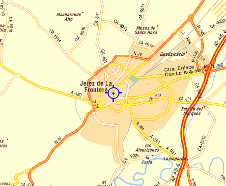 jerez map jerez accommodation and property sales